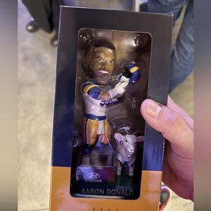 Aaron Donald Bobblehead - Blue and Gold